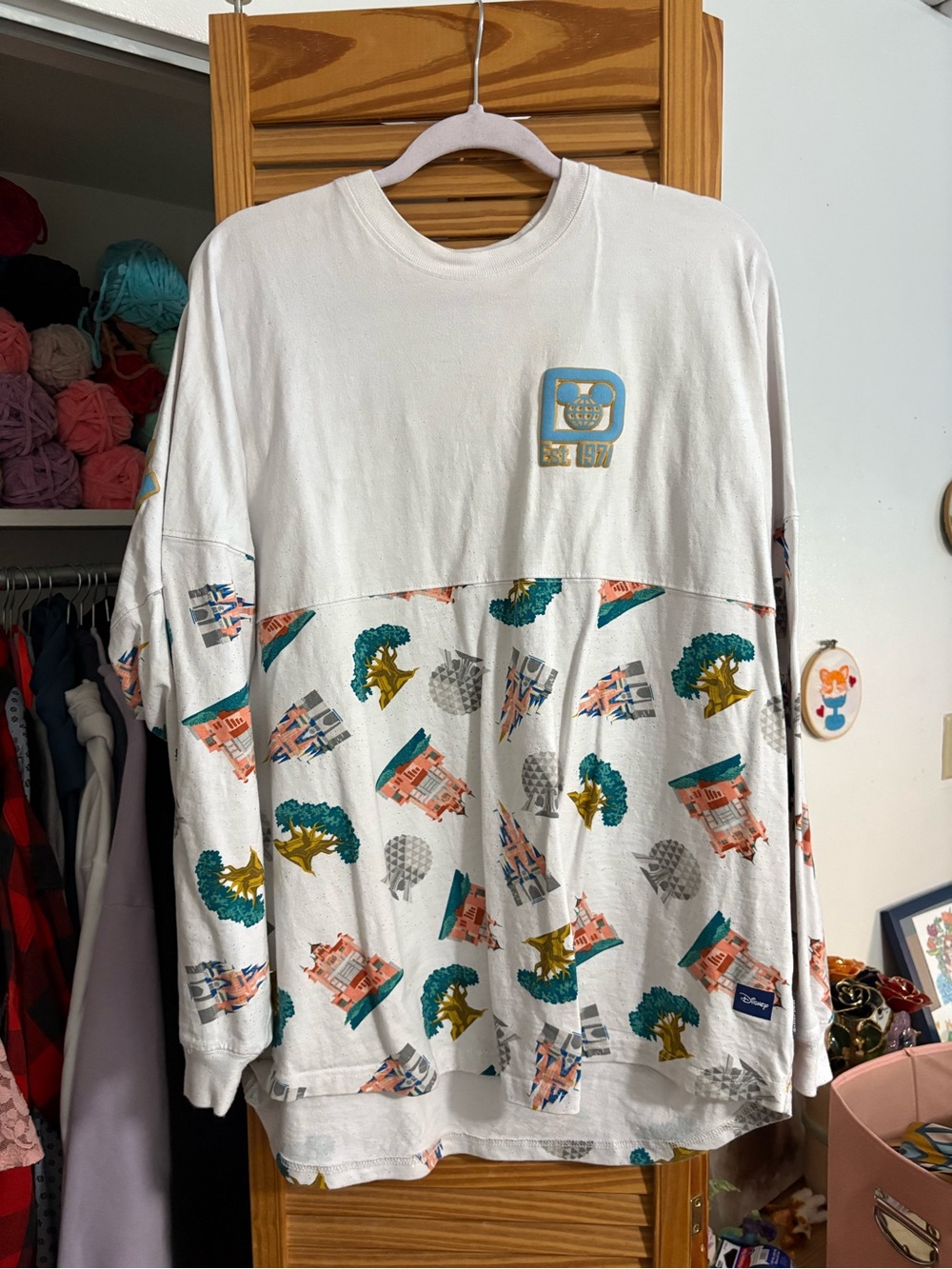 Disney Parks Walt Disney World Sparkle Spirit Jersey Size Large